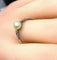 Bague 59 Bague en platine avec perle fine et diamants taille ancienne 58 Facettes AB162