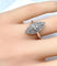 Bague 49 Bague marquise en platine et diamants vers 1900 58 Facettes AB159