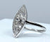 Bague 49 Bague marquise en platine et diamants vers 1900 58 Facettes AB159