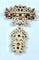 Pendentif Broche pendentif Napoléon III en or et argent sertie de diamants 58 Facettes AB171