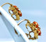 Boucles d'oreilles Parure Napoléon III - Pendentif et boucles d’oreilles en or jaune, corail et perles fines 58 Facettes AB185