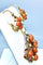 Boucles d'oreilles Parure Napoléon III - Pendentif et boucles d’oreilles en or jaune, corail et perles fines 58 Facettes AB185