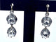Boucles d'oreilles Boucles d’oreilles dormeuses en or et argent, diamants taille rose 58 Facettes AB200