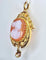 Pendentif Broche pendentif camée et perles en or jaune 18 carats 58 Facettes AB188