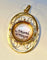 Pendentif Limoges - Pendentif ovale en or jaune 18 carats émaillé 58 Facettes AB195