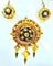 Boucles d'oreilles Parure Napoléon III - Broche et boucles d’oreilles en or 18 carats, diamants et perles 58 Facettes AB186
