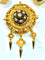 Boucles d'oreilles Parure Napoléon III - Broche et boucles d’oreilles en or 18 carats, diamants et perles 58 Facettes AB186
