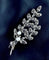 Broche Broche florale en platine et or 18 carats, perles et diamants 58 Facettes AB213