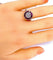 Bague 52 Bague en or blanc 18 carats avec rubis et diamants 58 Facettes AB221