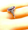 Bague 52 Bague en or blanc 18 carats avec rubis et diamants 58 Facettes AB221