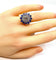 Bague 51 Bague en or blanc 18 carats avec diamants et saphirs 58 Facettes AB241
