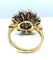 Bague 51 Bague en or blanc 18 carats avec diamants et saphirs 58 Facettes AB241