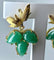 Boucles d'oreilles Boucles d’oreilles en or jaune 18 carats aux aventurines 58 Facettes AB243