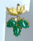 Boucles d'oreilles Boucles d’oreilles en or jaune 18 carats aux aventurines 58 Facettes AB243