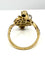 Bague 50 Bague en or jaune et blanc 18 carats avec diamants 58 Facettes AB244