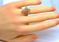 Bague 50 Bague en or jaune et blanc 18 carats avec diamants 58 Facettes AB244