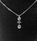 Pendentif Pendentif en or blanc 18 carats avec diamants 58 Facettes AB245