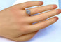 Bague 50 Bague - Diamants en or blanc 18 carats 0,40 ct 58 Facettes AB262