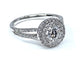 Bague 50 Bague - Diamants en or blanc 18 carats 0,40 ct 58 Facettes AB262