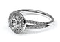 Bague 50 Bague - Diamants en or blanc 18 carats 0,40 ct 58 Facettes AB262