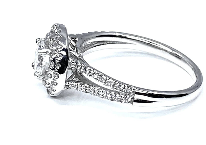 Bague 50 Bague - Diamants en or blanc 18 carats 0,40 ct 58 Facettes AB262