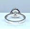 Bague 51 Bague triangle en or blanc 18 carats et diamants 58 Facettes AB258