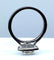Bague 51 Bague triangle en or blanc 18 carats et diamants 58 Facettes AB258