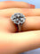 Bague 60 Bague cœurs en or blanc 18 carats et diamants 58 Facettes AB257