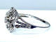 Bague 60 Bague cœurs en or blanc 18 carats et diamants 58 Facettes AB257