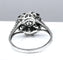 Bague 60 Bague cœurs en or blanc 18 carats et diamants 58 Facettes AB257