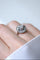 Bague 55.5 Art déco - Bague cible diamant en or blanc et platine 58 Facettes