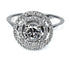 Bague 53 Bague diamant taille brillant en or blanc 18 carats 58 Facettes AB255