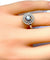 Bague 53 Bague diamant taille brillant en or blanc 18 carats 58 Facettes AB255