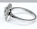 Bague 53 Bague diamant taille brillant en or blanc 18 carats 58 Facettes AB255