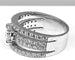 Bague 52 Bague pavée en or blanc 18 carats et diamants 0,74 ct 58 Facettes AB253