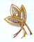 Broche Broche en or jaune 18 carats et diamants 58 Facettes AB268
