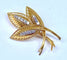 Broche Broche en or jaune 18 carats et diamants 58 Facettes AB268