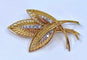 Broche Broche en or jaune 18 carats et diamants 58 Facettes AB268