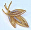 Broche Broche en or jaune 18 carats et diamants 58 Facettes AB268
