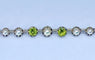 Broche Broche barrette en or 18 carats et platine, perles et péridots 58 Facettes AB275