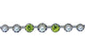 Broche Broche barrette en or 18 carats et platine, perles et péridots 58 Facettes AB275