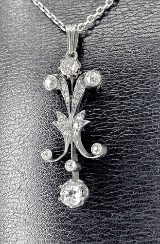 Pendentif Pendentif Napoléon III - Pendentif en or blanc 18 carats et diamants 58 Facettes AB277
