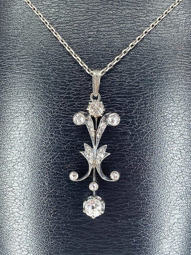 Pendentif Pendentif Napoléon III - Pendentif en or blanc 18 carats et diamants 58 Facettes AB277