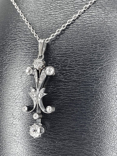 Pendentif Pendentif Napoléon III - Pendentif en or blanc 18 carats et diamants 58 Facettes AB277