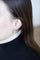 Boucles d'oreilles Art Déco - Boucles d'oreilles dormeuses en or jaune et platine diamants 58 Facettes