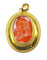Pendentif Pendentif camée en cornaline en or jaune 18 carats 58 Facettes AB284