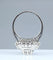 Bague 56 Bague en platine avec diamants baguette et brillants 58 Facettes AB288