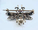 Broche Broche mouche en or 18 carats et argent, perle fine et diamants 58 Facettes AB298