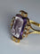 Bague 51 Bague intaille et perles fines en or jaune 18 carats 58 Facettes AB58