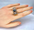 Bague 56 Bague style Tank en or jaune 18 carats, diamants et saphir 58 Facettes AB289
